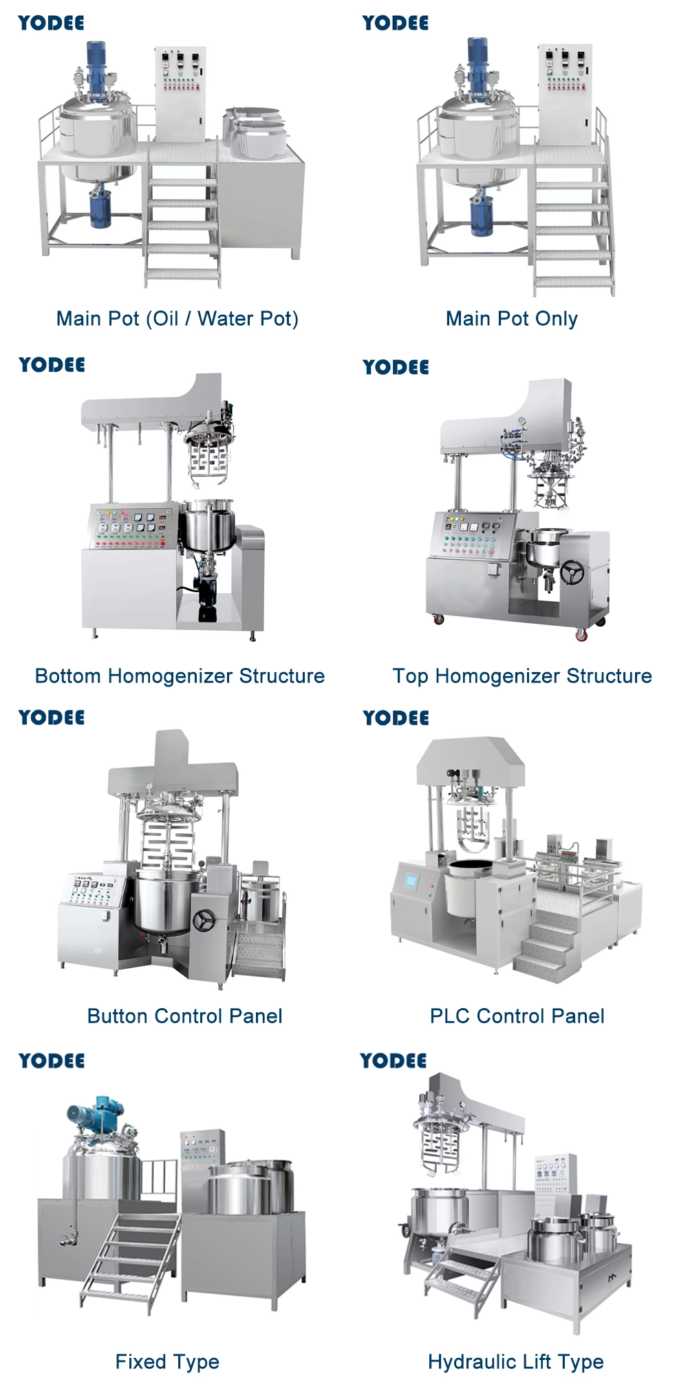 Lab Small Capacity High Shear Batch Homogenizer Emulsifier Mixer