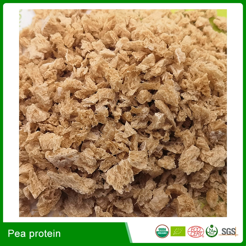 Non-GMO Pea Halal Certificate Tvp Factory Direct to Export Edible 72%/80%85%Organic/Concentrate/Isolate/Textured Pea Protein Powder for Vegetarian Meat